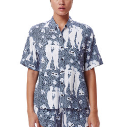 Obey Γυναικείο κοντομάνικο πουκάμισο Free Birds Shirt